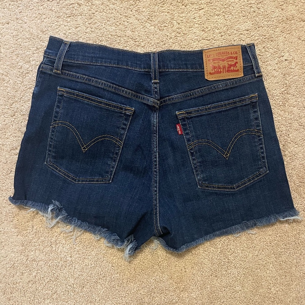 Levi’s Denim High Rise Shorts - Carbon Copy